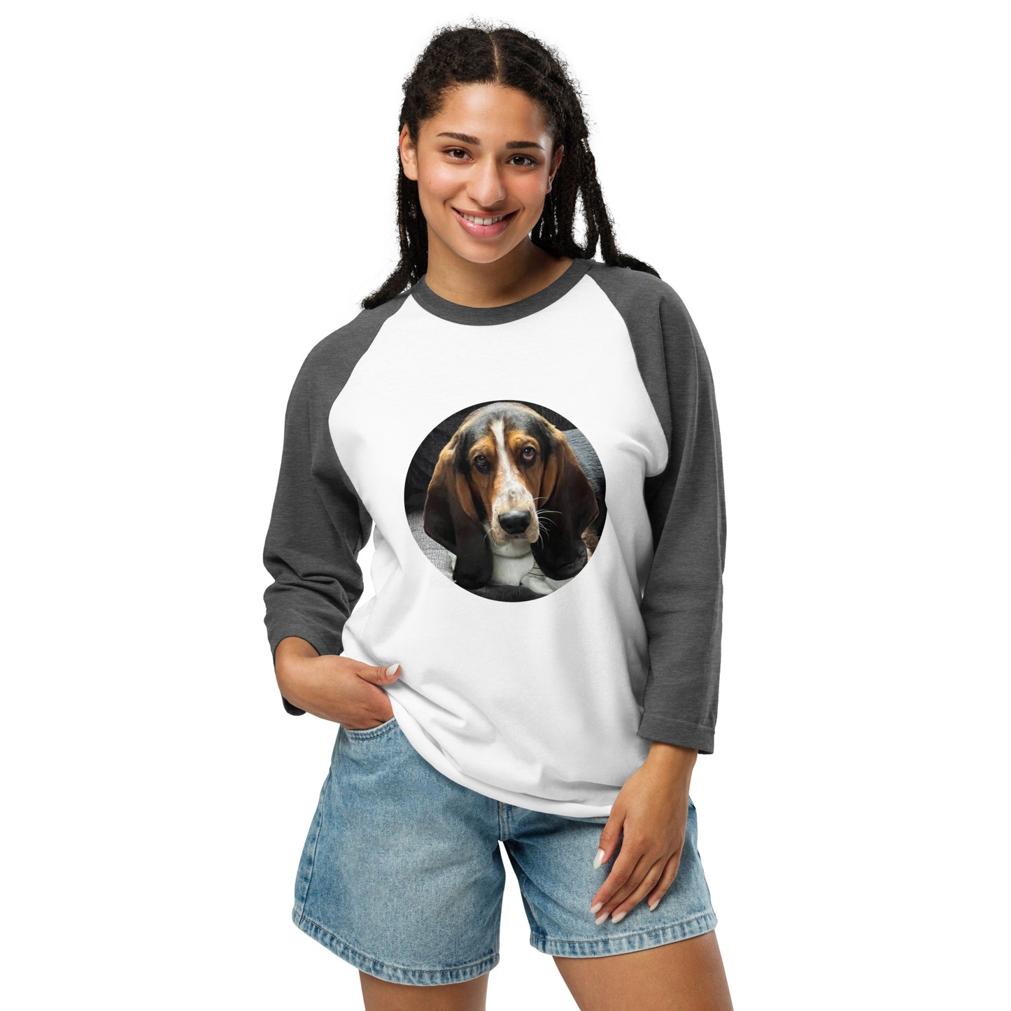 Baxters 3/4 sleeve raglan shirt